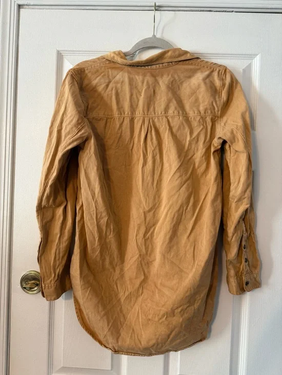 Madewell Utility Shirt Jacket in Camel - Picture 4 of 6